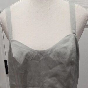 Express Ladies Ruffled Sleeveless Top Shirt Size Large